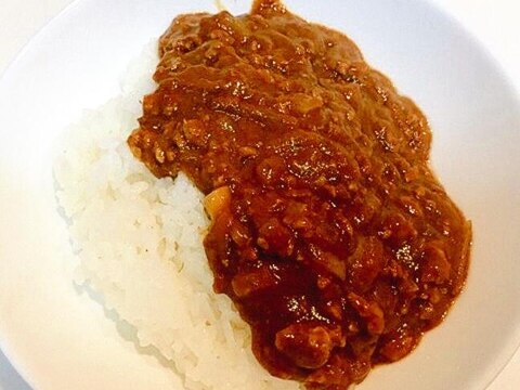 なめらか仕上げ☆トマトジュースキーマカレー